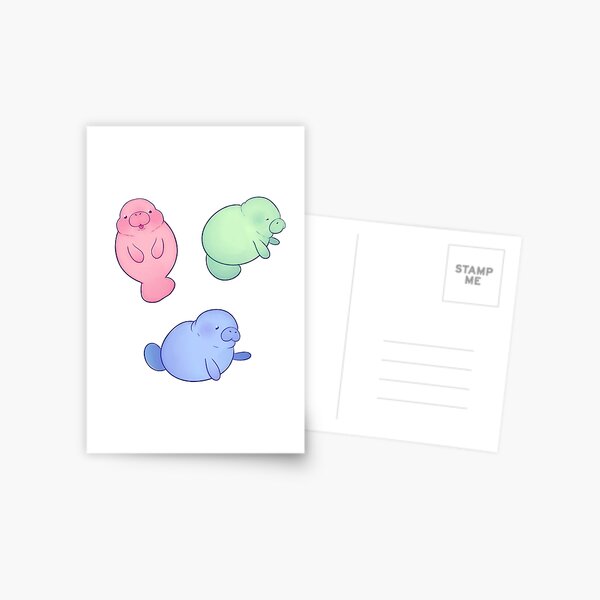 Mr. Blob fish Happy Postcard for Sale by Mannyfog