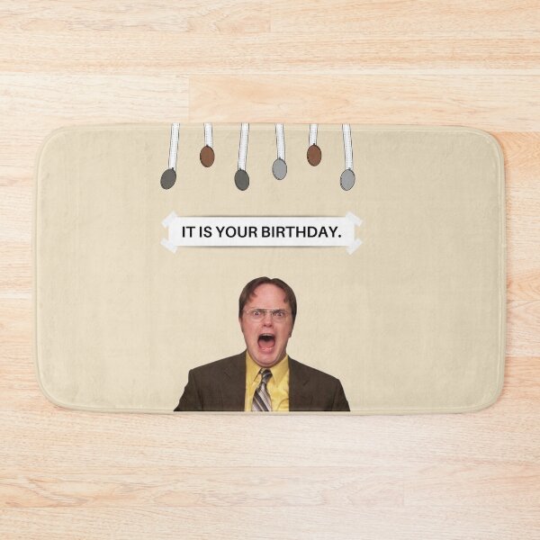 Item preview, Dwight Schrute Meme Birthday designed and sold by bubblytank.