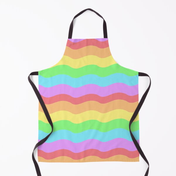 Item preview, horizontal groovy rainbow stripes designed and sold by prismatic paper co.