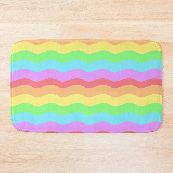 Item preview, horizontal groovy rainbow stripes designed and sold by prismatic paper co.