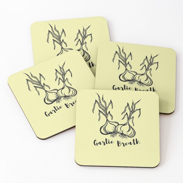 Item preview, Garlic Breath | Garlic Bulbs Design designed and sold by Monochromatics by Corie Mae Dark.