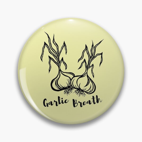 Item preview, Garlic Breath | Garlic Bulbs Design designed and sold by Monochromatics by Corie Mae Dark.