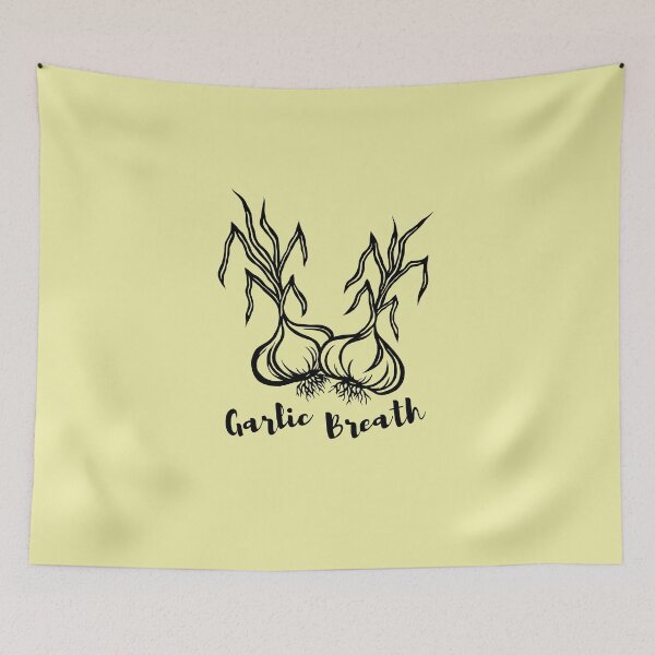 Item preview, Garlic Breath | Garlic Bulbs Design designed and sold by Monochromatics by Corie Mae Dark.