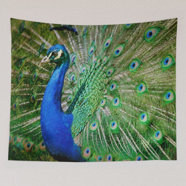 Item preview, gorgeous peacock designed and sold by VintageArtistry.