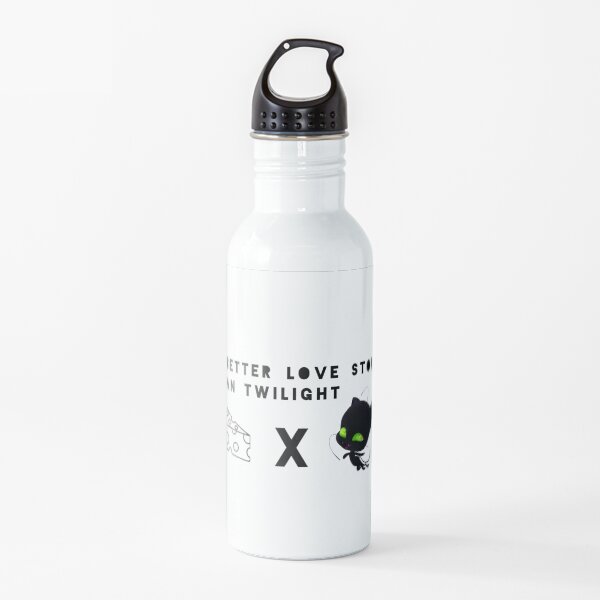 Plagg x Cheese A better love story than Twilight Water Bottle