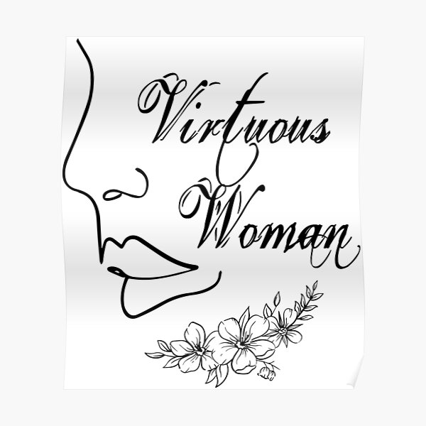 virtuous-woman-poster-for-sale-by-castle-store-redbubble