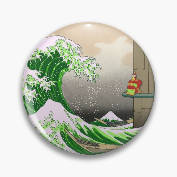 Item preview, Great Wave of Real Acid designed and sold by fineartsimpsons.