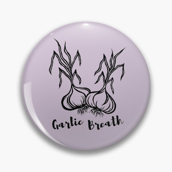 Item preview, Garlic Breath | Garlic Bulbs Design designed and sold by Monochromatics by Corie Mae Dark.