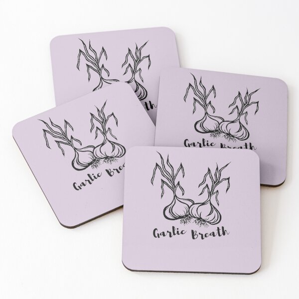 Item preview, Garlic Breath | Garlic Bulbs Design designed and sold by Monochromatics by Corie Mae Dark.