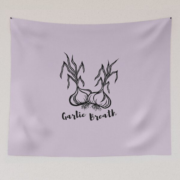 Item preview, Garlic Breath | Garlic Bulbs Design designed and sold by Monochromatics by Corie Mae Dark.