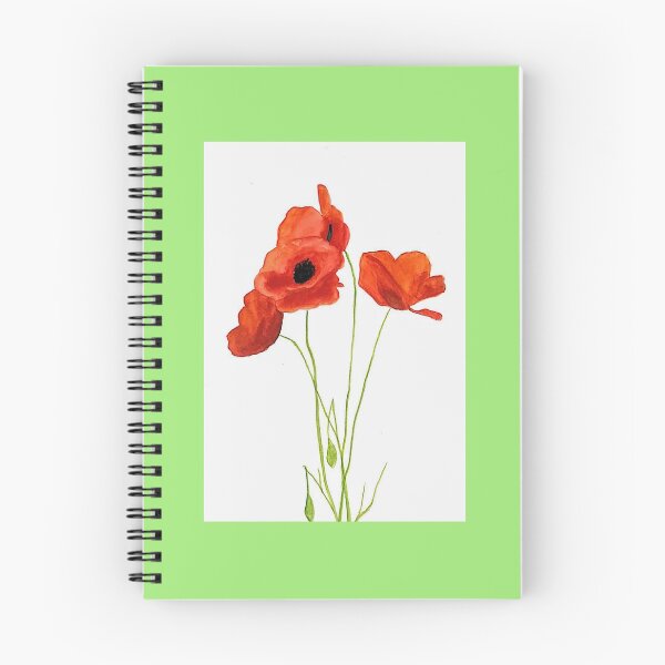 Item preview, Watercolor Poppy Painting designed and sold by sarahpaigeart.