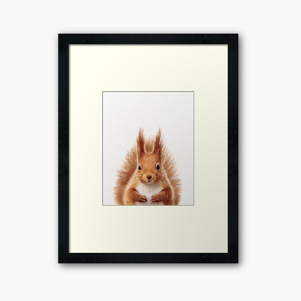 Item preview, `` Bébé écureuil, impression d'Art bébé animaux '' par Synplus designed and sold by synplus.