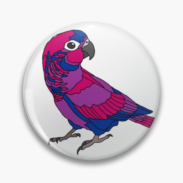 Item preview, Bi Pride Conure designed and sold by AdoraBirdArt.