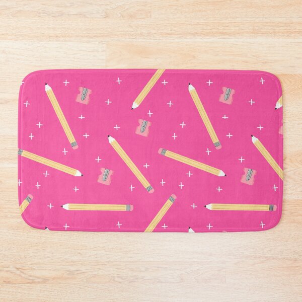 Item preview, Pencils on Hot Pink designed and sold by latheandquill.