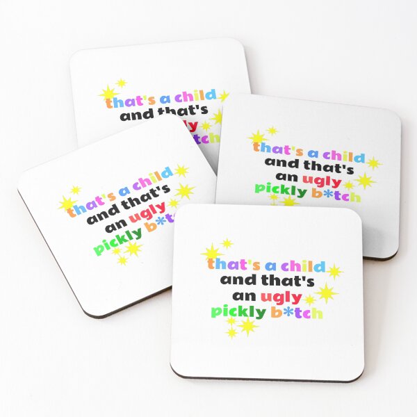 Item preview, That's A Child And That's An Ugly Pickly B*tch Sticker designed and sold by dole-mv.
