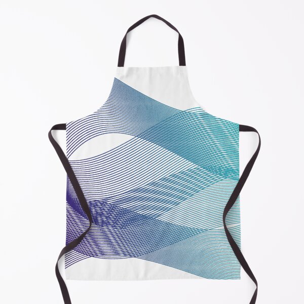 Item preview, Blue Lineart minimalist geometric ocean designed and sold by Carolina Salazar.