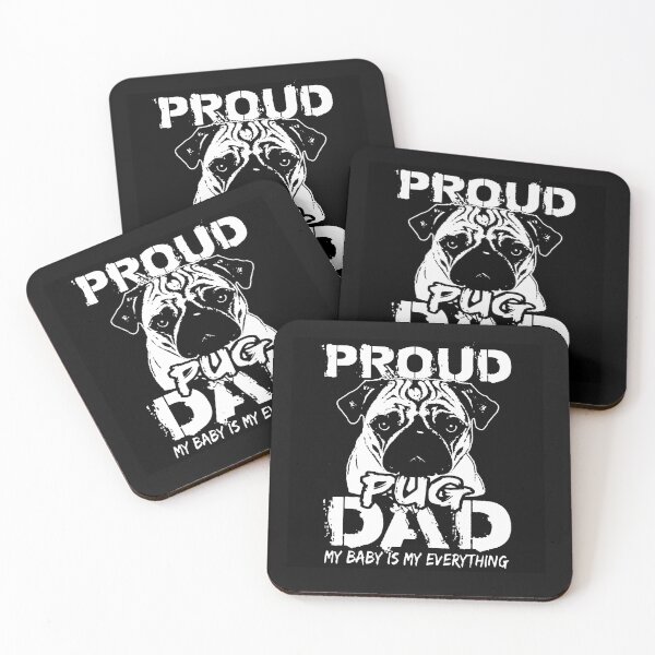 Item preview, PROUD PUG DAD designed and sold by Akz84.