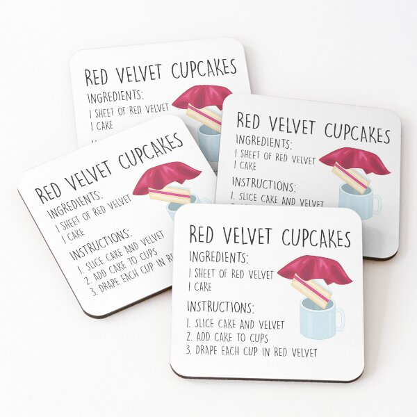 Item preview, Fake Red Velvet Cupcakes Recipe designed and sold by laughingplace55.