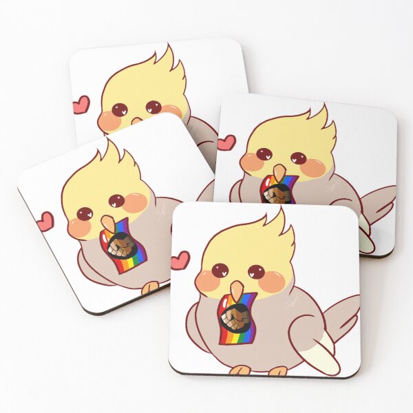 Item preview, BLM - LGBT+ pride Cockatoo designed and sold by Unsteadiii.