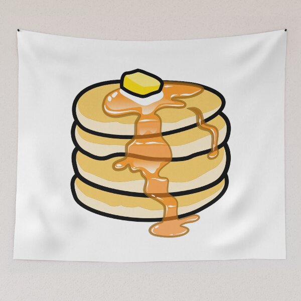 Item preview, Pancakes on white background designed and sold by pablomendoza.
