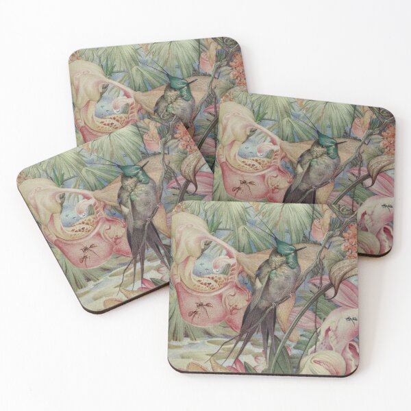 Item preview, Bird and orchids designed and sold by VintageArtistry.