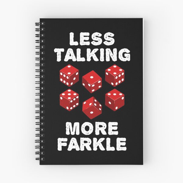Item preview, Less Talking, More Farkle Dice Game Night design designed and sold by jakehughes2015.