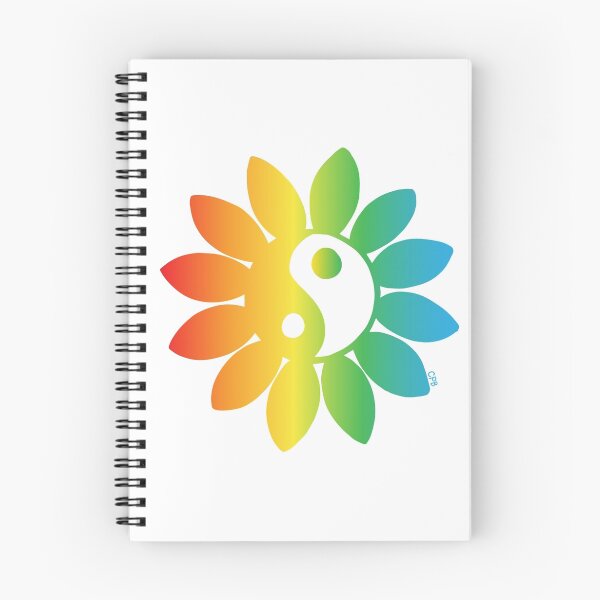 Item preview, Yin Yang Petals Rainbow designed and sold by Corey Paige Designs.