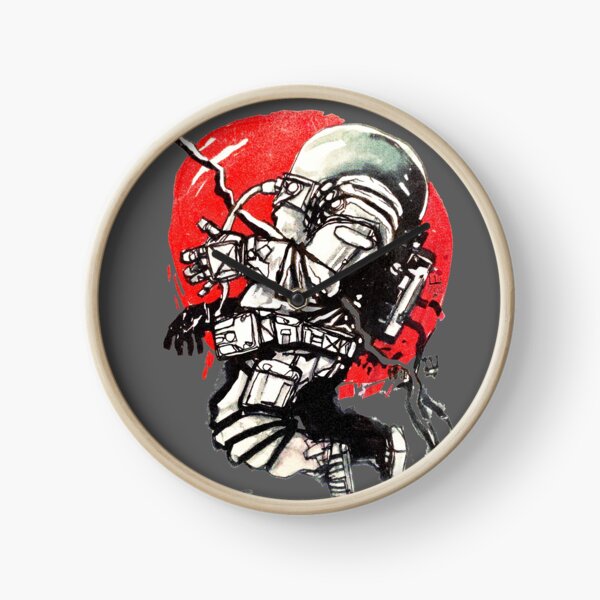 Space Man 02 Clock