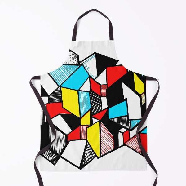 Item preview, Geometric City futuristic abstract cool designed and sold by Carolina Salazar.