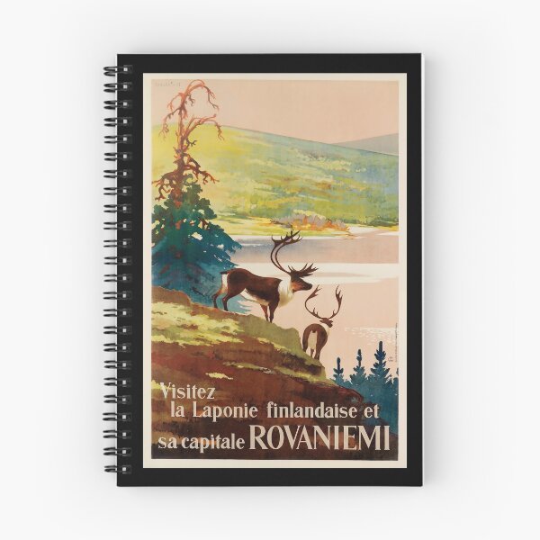 Item preview, Rovaniemi retro poster designed and sold by CorasPosters.