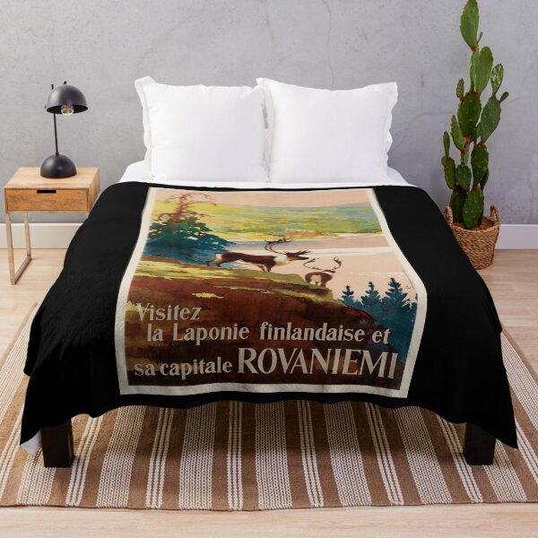 Item preview, Rovaniemi retro poster designed and sold by CorasPosters.