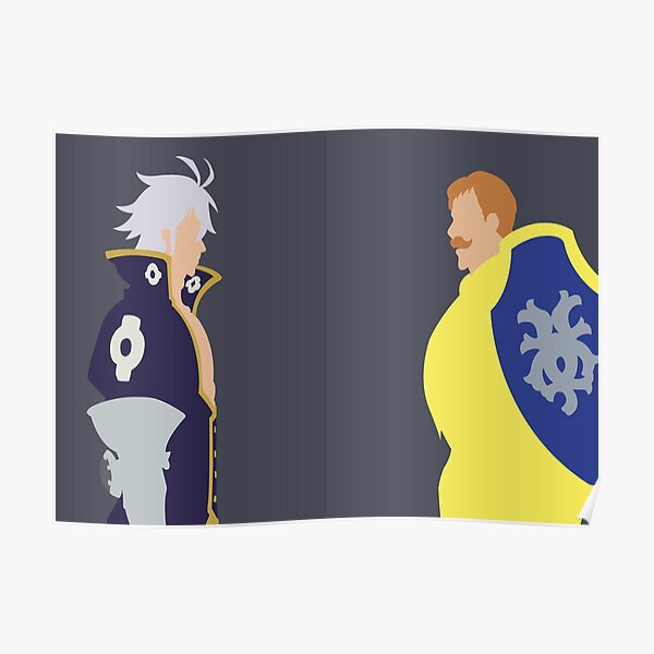 Estarossa Posters Redbubble - escanor suit t roblox