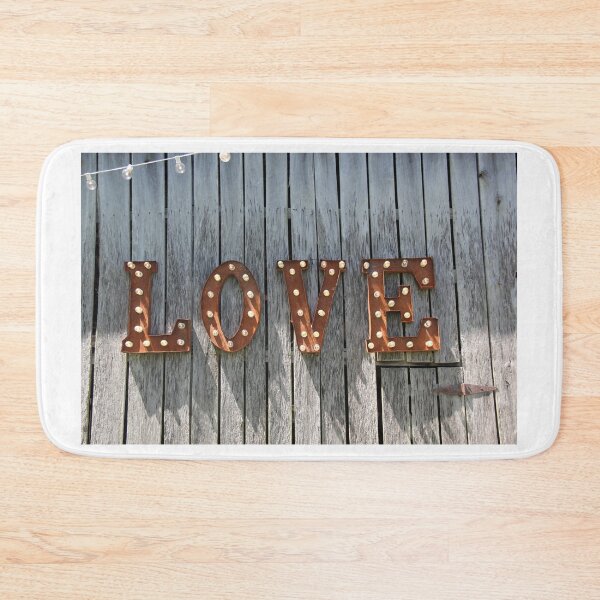 Item preview, Love in letters on barn side designed and sold by Pahl.