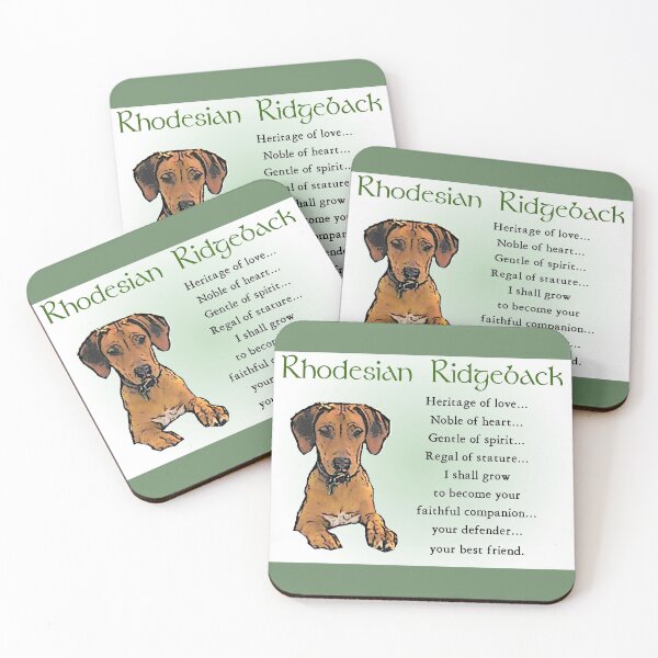 Item preview, Rhodesian Ridgeback Puppy Love Art Gifts designed and sold by springdaleshops.
