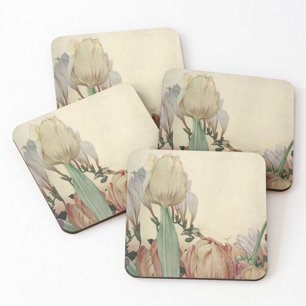 Item preview, Vintage tulip field designed and sold by VintageArtistry.