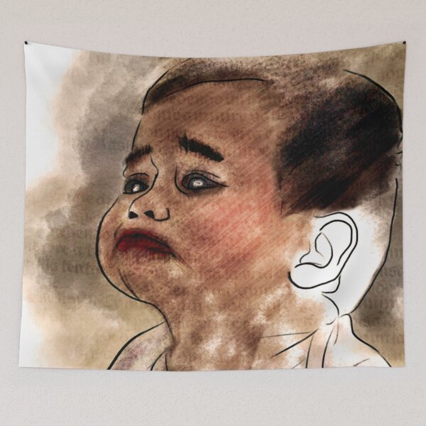 Item preview, sad kid designed and sold by abadyalbaloshi.