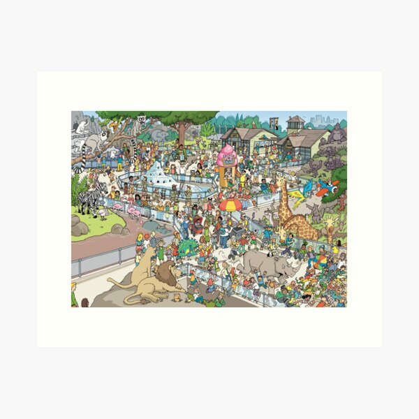 Zoo Escape Art Print