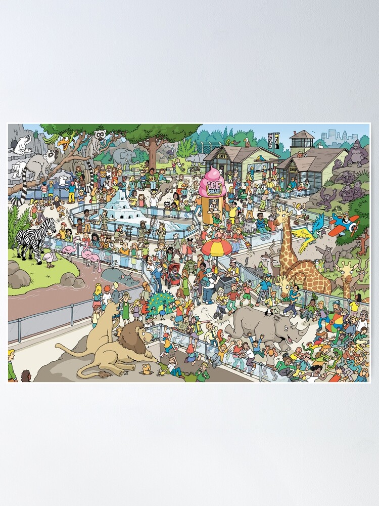 Alternate view of Zoo Escape Poster