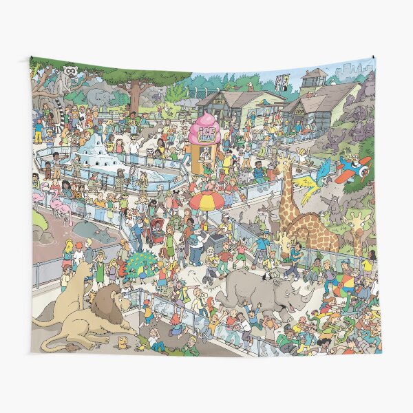 Zoo Escape Tapestry