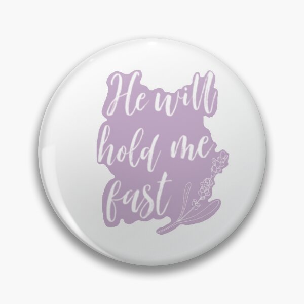 Item preview, He will hold me fast- Selah 1 sticker designed and sold by Maisie Bry.