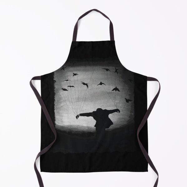 Item preview, Man In flight with ravens designed and sold by jesseladret.