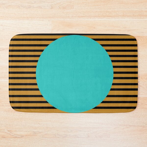 Item preview, teal circle on orange minimalism designed and sold by pauloneill-art.