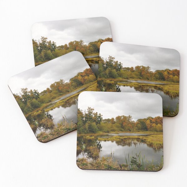 Item preview, Serene Lake in the Fall designed and sold by thecatsfractal.