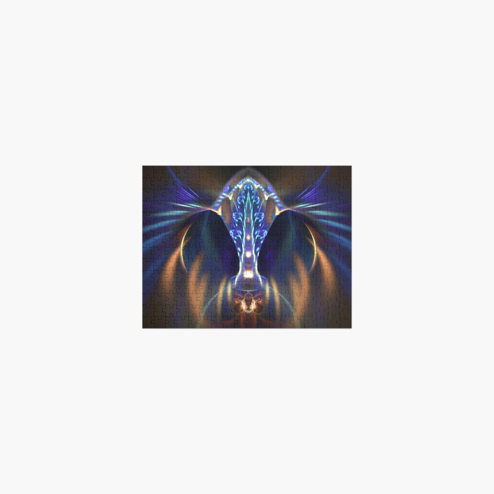 Extraterrestrial life #fractal art Jigsaw Puzzle