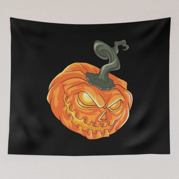 Item preview, Evil Pumpkin Drawing for Halloween designed and sold by PandaSoul.