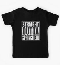 Straight Outta Springfield - The Simpsons Kids Tee