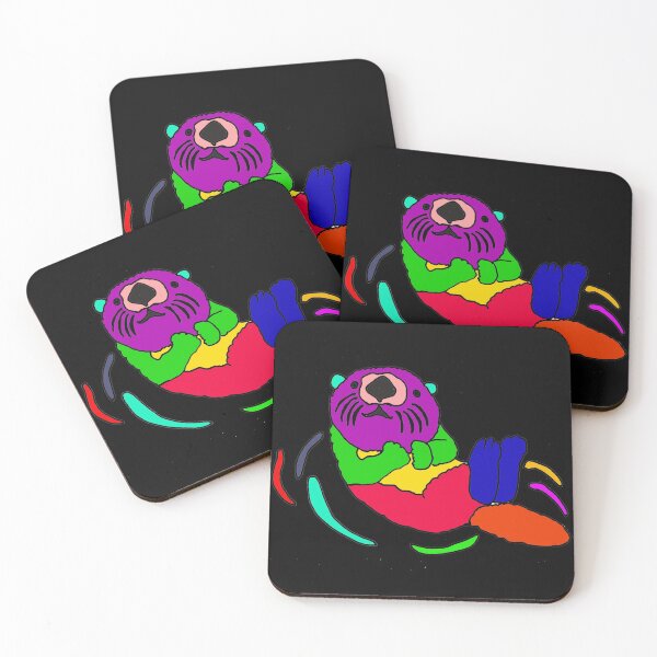 Item preview, Cool Colorful Sea Otter Pop Art designed and sold by Nature's Fancy.