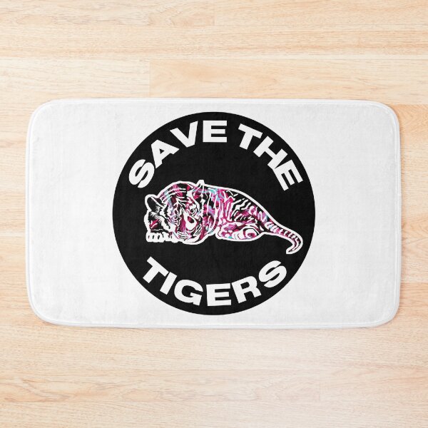 Item preview, Save the Tigers Abstract Pattern Purple designed and sold by InvestingRoad.