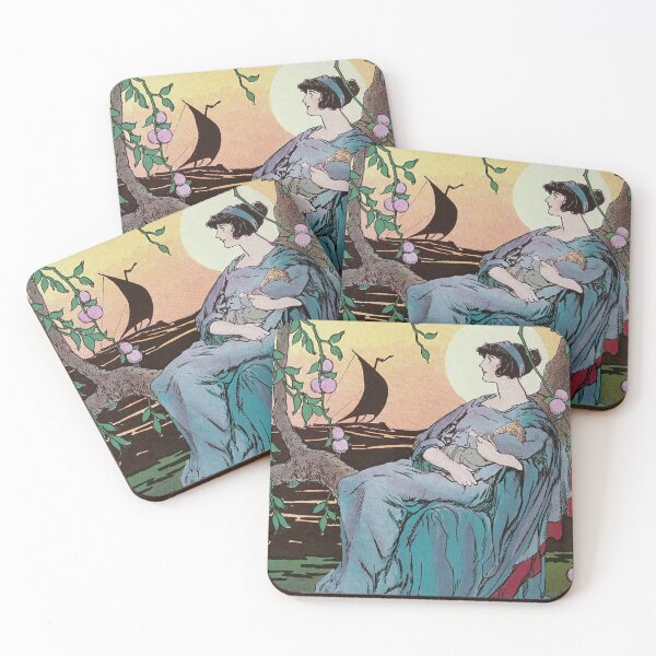 Item preview, Antique Fairytales! Ocean Lullaby, Mother and Baby designed and sold by RecklessRosey.