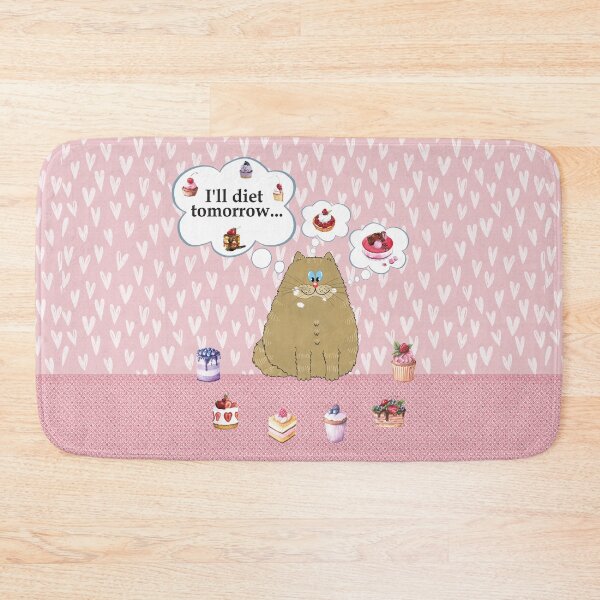 Item preview, I'll diet tomorrow - pink - designed and sold by BrinaBruno.